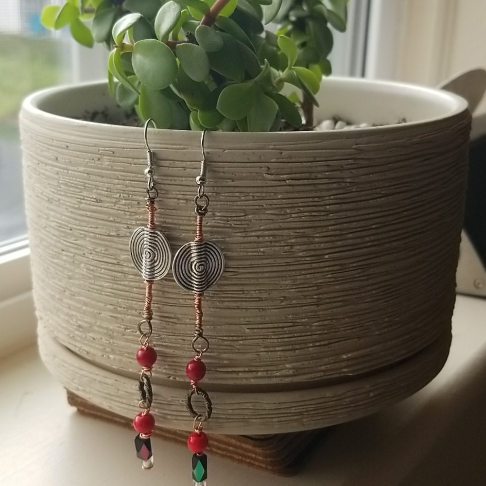 Dangly earrings